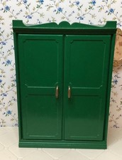 Sylvanian Families Bedroom Furniture Green Wardrobe    Complete     1987 Taiwan