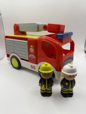 ELC Happyland Fire Engine with Firemen and Rescue Ladder - No Sounds