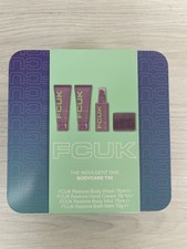 FCUK French Connection UK Gift Set Present Body Care Tin NEW Christmas Indulgent