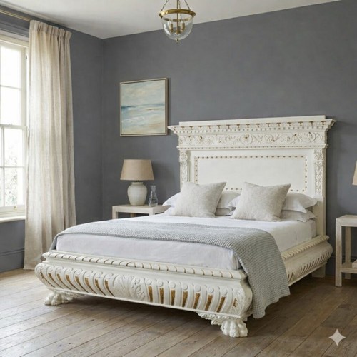 Antique bed neo renaissance - bed, neo-renaissance