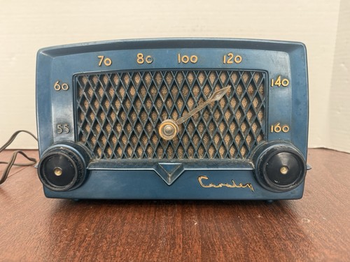 Vintage crosley 10be blue - vintage, e-10be