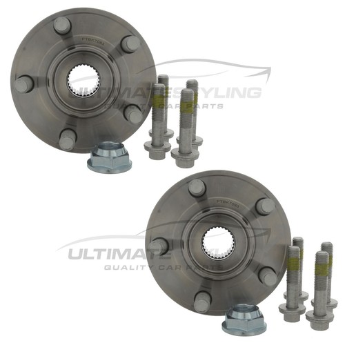 Front hub bearing - hub, kits