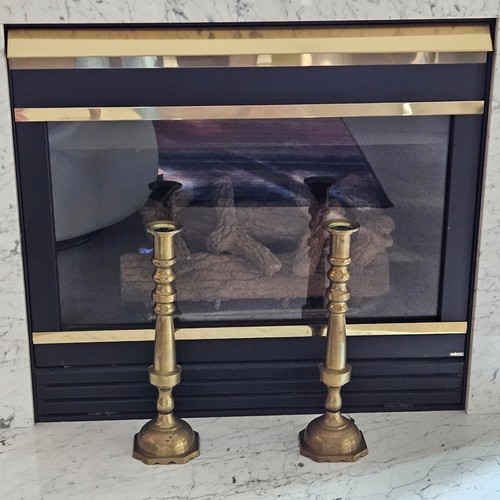 Vintage brass floor - brass,