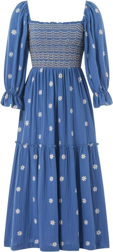 Embroidery smocked dress new - embroidery,