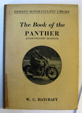 Pitmans PANTHER Lightweight Motorcycle Maintenance Handbook 1956 #E6-G.4210