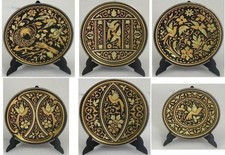 Damascene Gold Bird Design