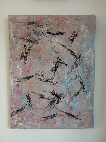 Original abstract acrylic - original, on