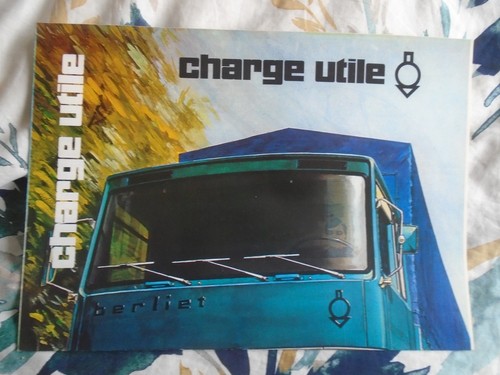 Berliet truck brochure c1972 - berliet,