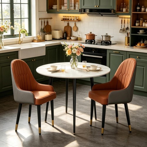 High gloss marble - dining, table