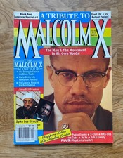 BLACK BEAT HIP HOP MAGAZINE 1992 NO.8 - MALCOLM X TRIBUTE - PUBLIC ENEMY