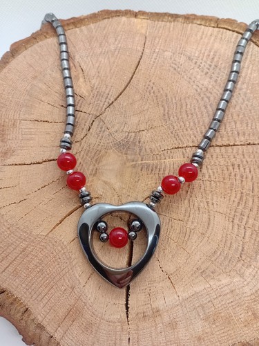 Hematite gemstone beaded - hematite,
