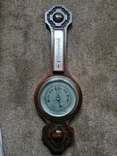 Vintage aneroid barometer - vintage,