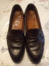 Alden Shell Cordovan Full Strap Loafer Men's Size 12.5 AC Brown Penny Shoe