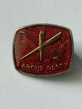 Labour party old badge - party,