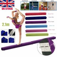 7FT Balance Beam Gym Gymnastics Bars Home Training Folding For Kids Child Adult