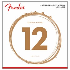 Fender Phosphor Bronze Acoustic Guitar Strings (.012 - .053)