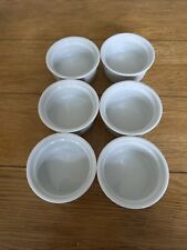 6 X olympia whiteware ramekin