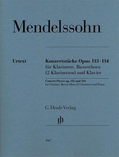 Concert Pieces clarinet