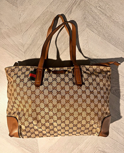 Gucci canvas tote bag - gucci,