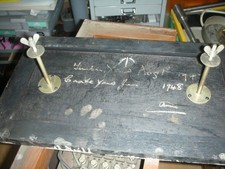 Gents' of Leicester chain fusee Night Watchman clock PARTS top cover