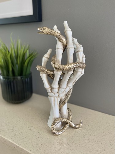 Gothic skeleton hand ornament - hand,