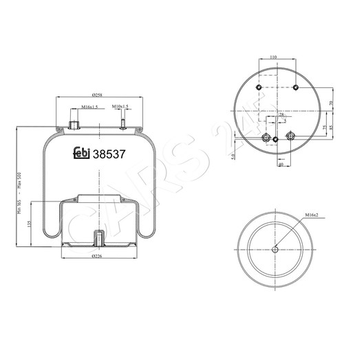 Febi air suspension spring - febi,