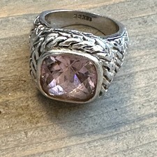 Pink Tourmaline CZ Medieval