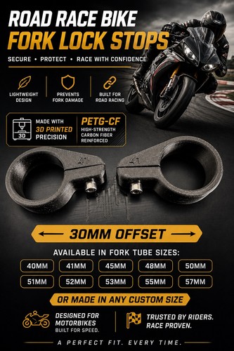 Motorbike lock stops 48mm - motorbike,