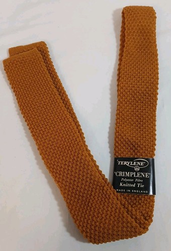Vintage terylene crimplene - vintage, tie