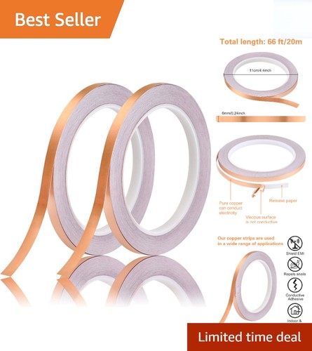 Rolls x 66ft copper - 2,