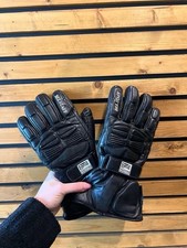 Belstaff Motorcycle Racing Lined Genuine Leather Black Gloves Large Men’s