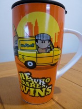 Weenicons Go cup, travel mug, he who dares wins, del boy, only fools and horses