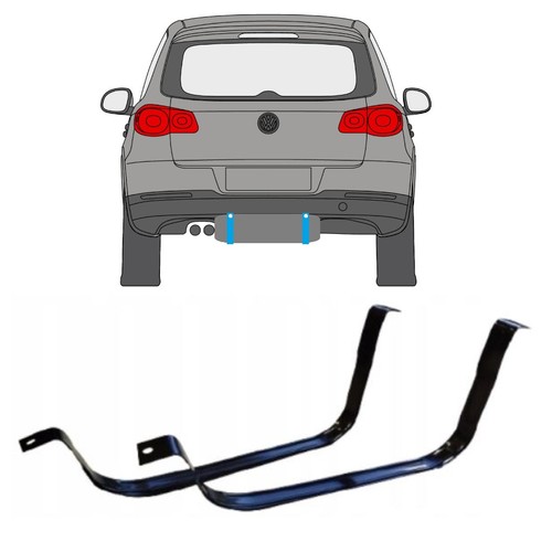 Fuel tank straps for