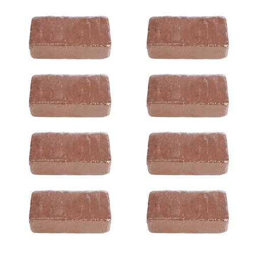8pcs coco coir bricks - 8pcs, block