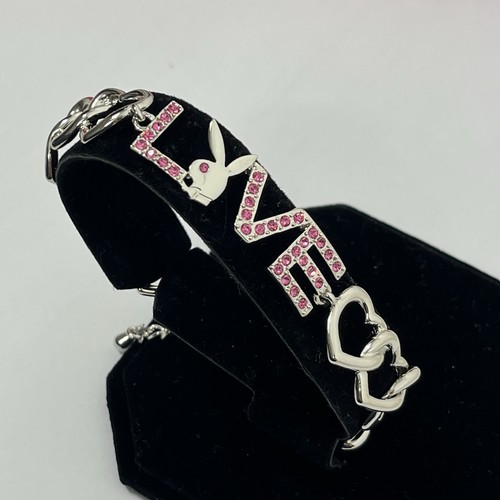 Playboy bangle bracelet silver - playboy,