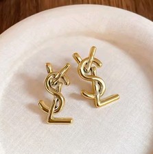 Designer Inspired Earrings Stand Out Gold Luxury