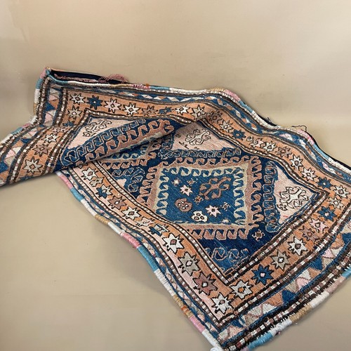 Blue pink cushion - pink, cover