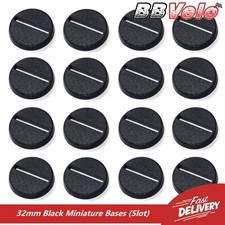 32mm Round Slot Bases For