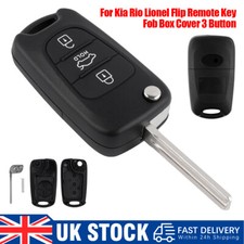 For 2010 2011 2012 2013 Kia Rio Sportage Flip Remote Key Fob Case Cover`3 Button