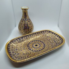 TRAY & VASE THAI BENJARONG