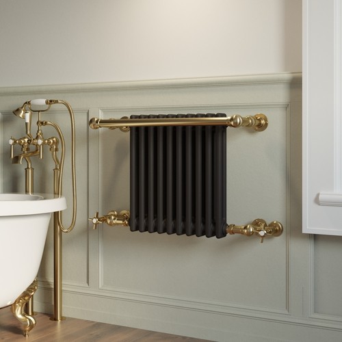 Black and brass traditional - black,