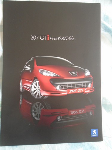 Peugeot 207 gti brochure - brochure, jun