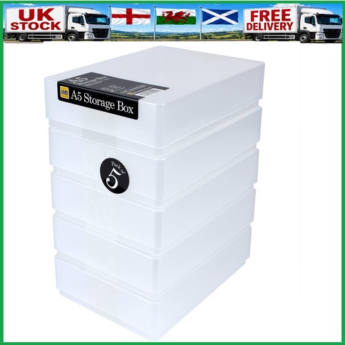 Clear storage box - a5, with