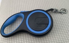 Flexi Retractable Lead Cord - Blue , 7 Metres 