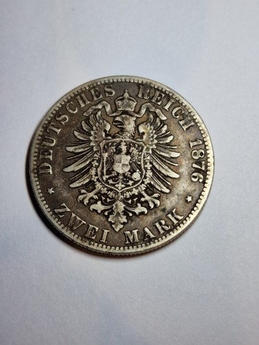 1876 german prussia mark - 2,