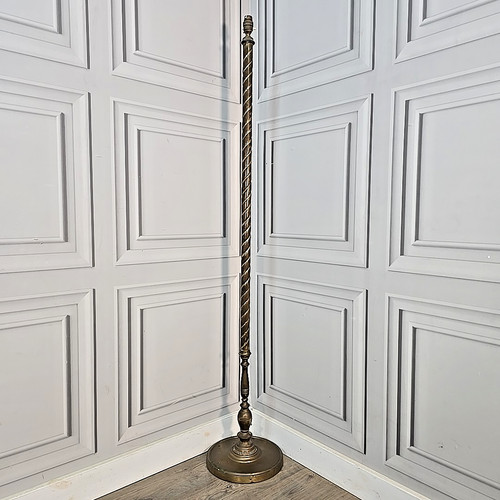 Vintage brass floor lamp - floor,