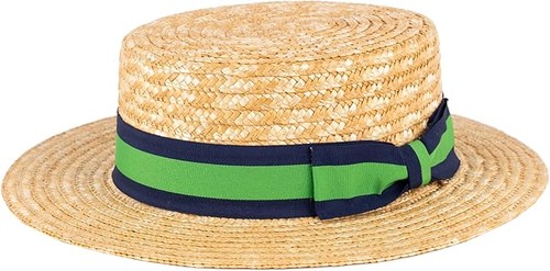 Classic straw boater - boater, hat