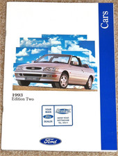 1993 FORD CARS Brochure inc 48