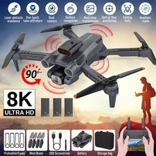 WiFi Mini RC Drone 8K HD Dual