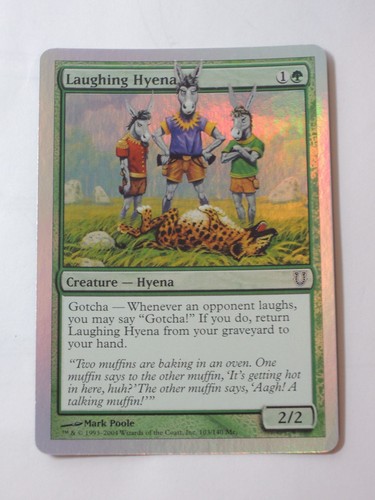 Mtg foil laughing hyena - -,